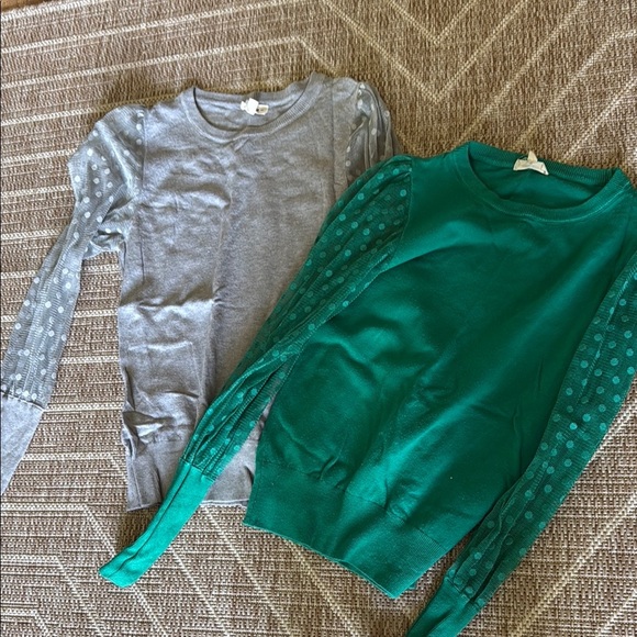 Ee:Some Stylish Gray and Green Women's Sweaters - Picture 2 of 6